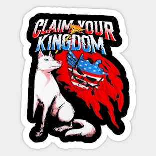 Cody Rhodes Claim Your Kingdom Pharaoh Sticker